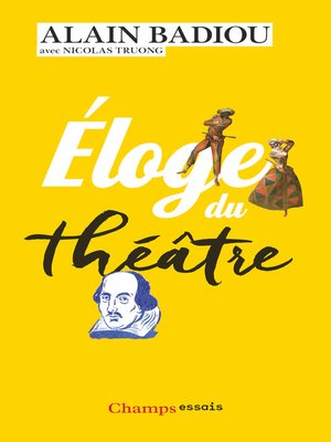 cover image of Éloge du théâtre